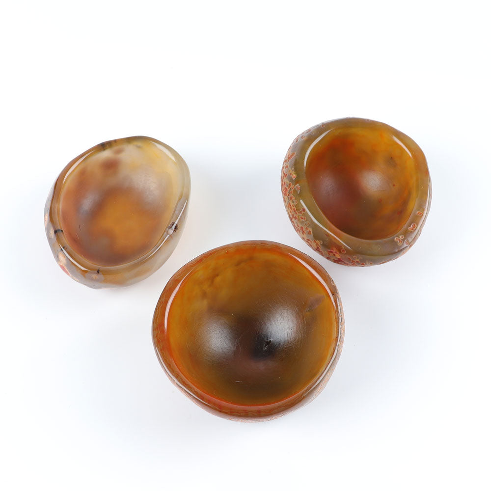 Irregular Carnelian Crystal Bowl 3-4 inch Freeform
