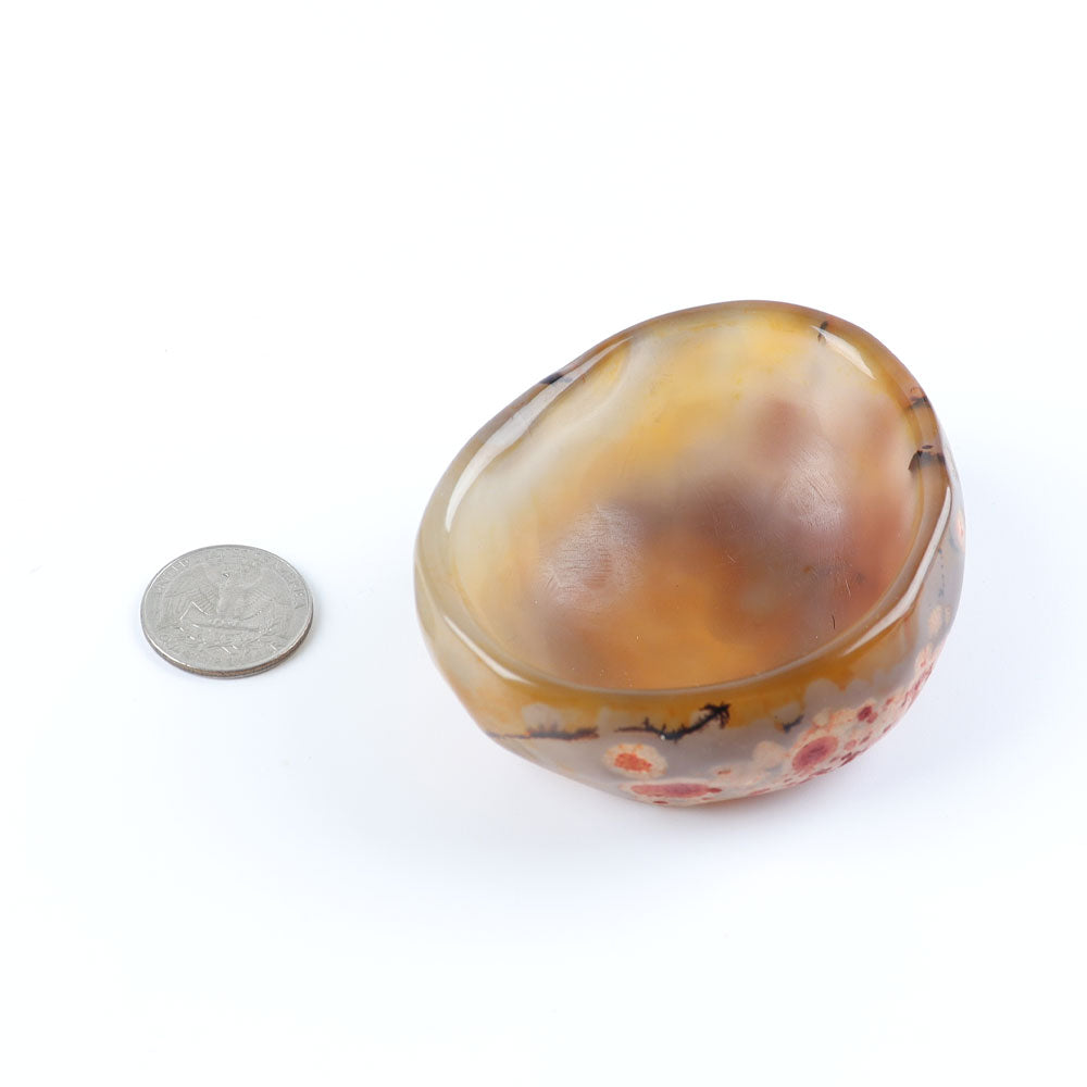 Irregular Carnelian Crystal Bowl 3-4 inch Freeform