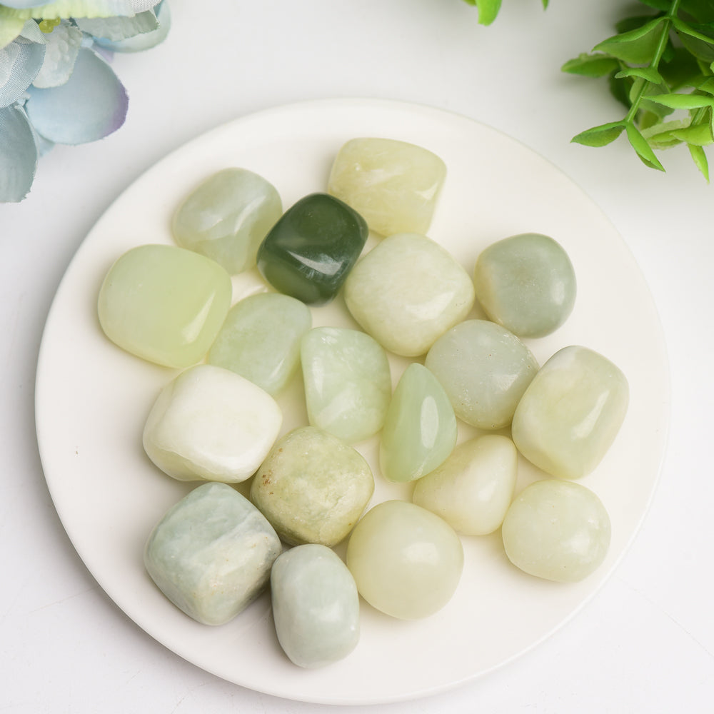 Jade Tumbled Stones 2cm Polished Crystal Healing
