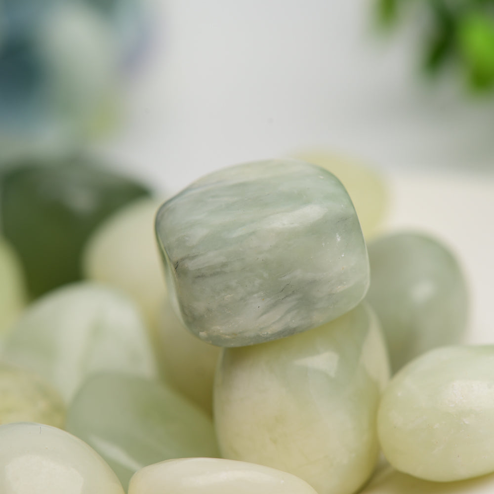 Jade Tumbled Stones 2cm Polished Crystal Healing
