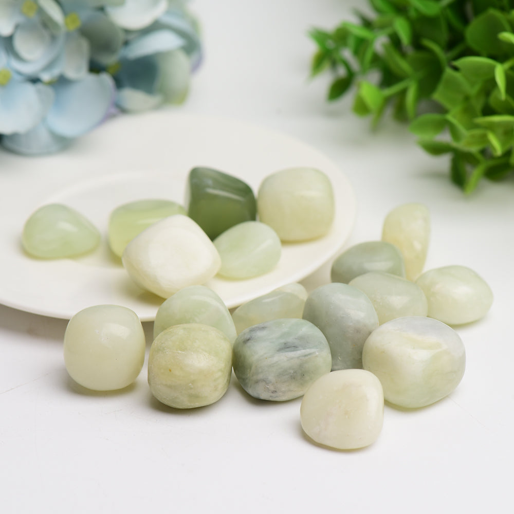 Jade Tumbled Stones 2cm Polished Crystal Healing