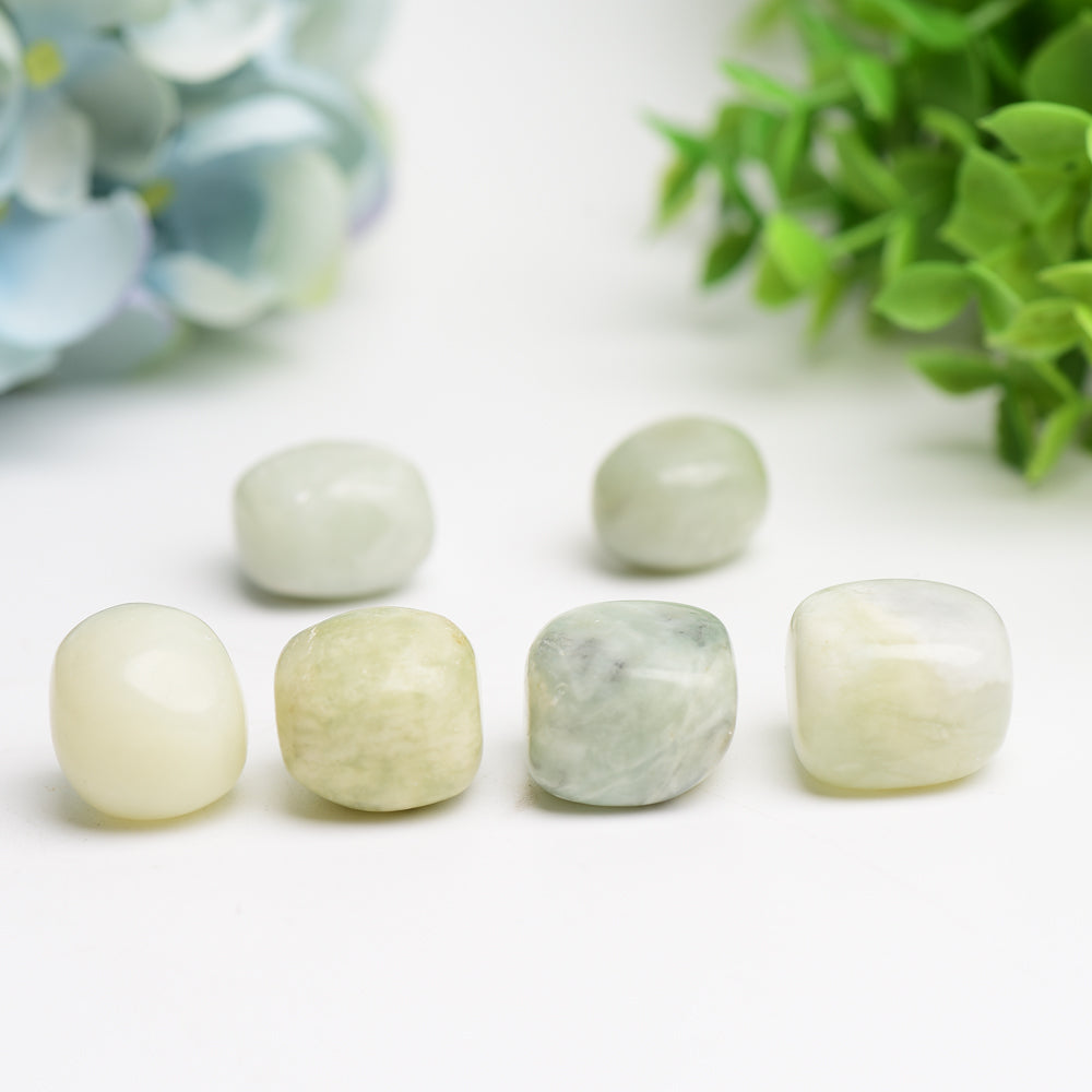 Jade Tumbled Stones 2cm Polished Crystal Healing