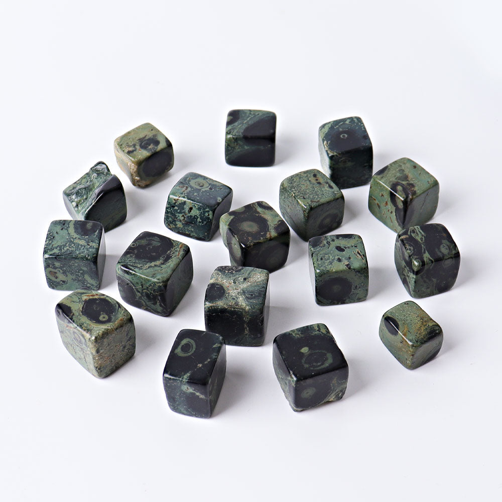 Kambaba Crystal Cubes 15-18mm Polished Healing Stones