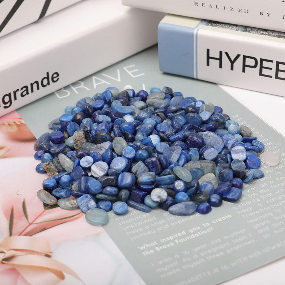 Kyanite Blue Tumbled Stones Chips 7-9mm Healing Energy