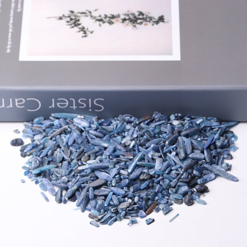 Kyanite Crystal Chips 5mm-7mm Tumbled Stones Healing
