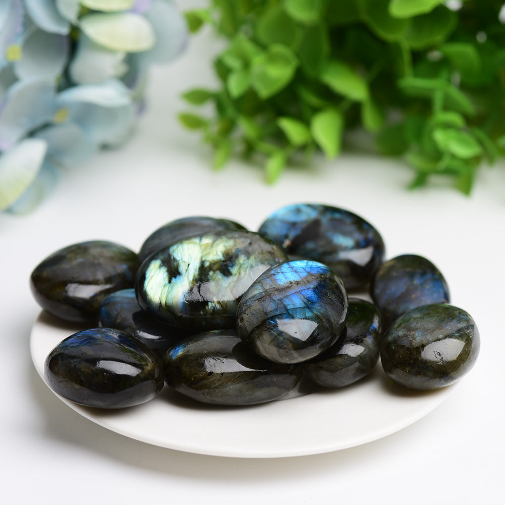 Labradorite 1.2-2.0 inch Palm Stone for Healing Meditation