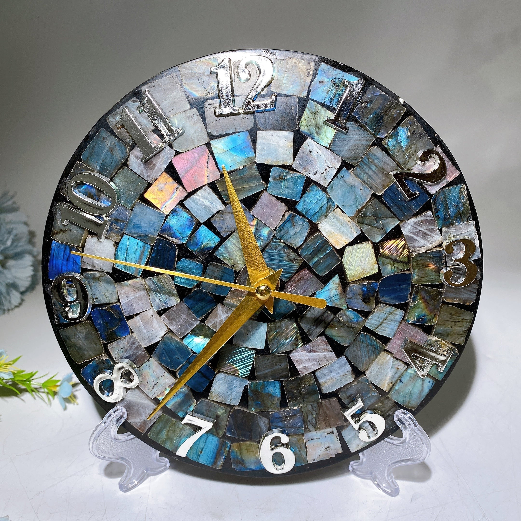 Labradorite Crystal Clock 11-18cm Free Form Healing Specimen