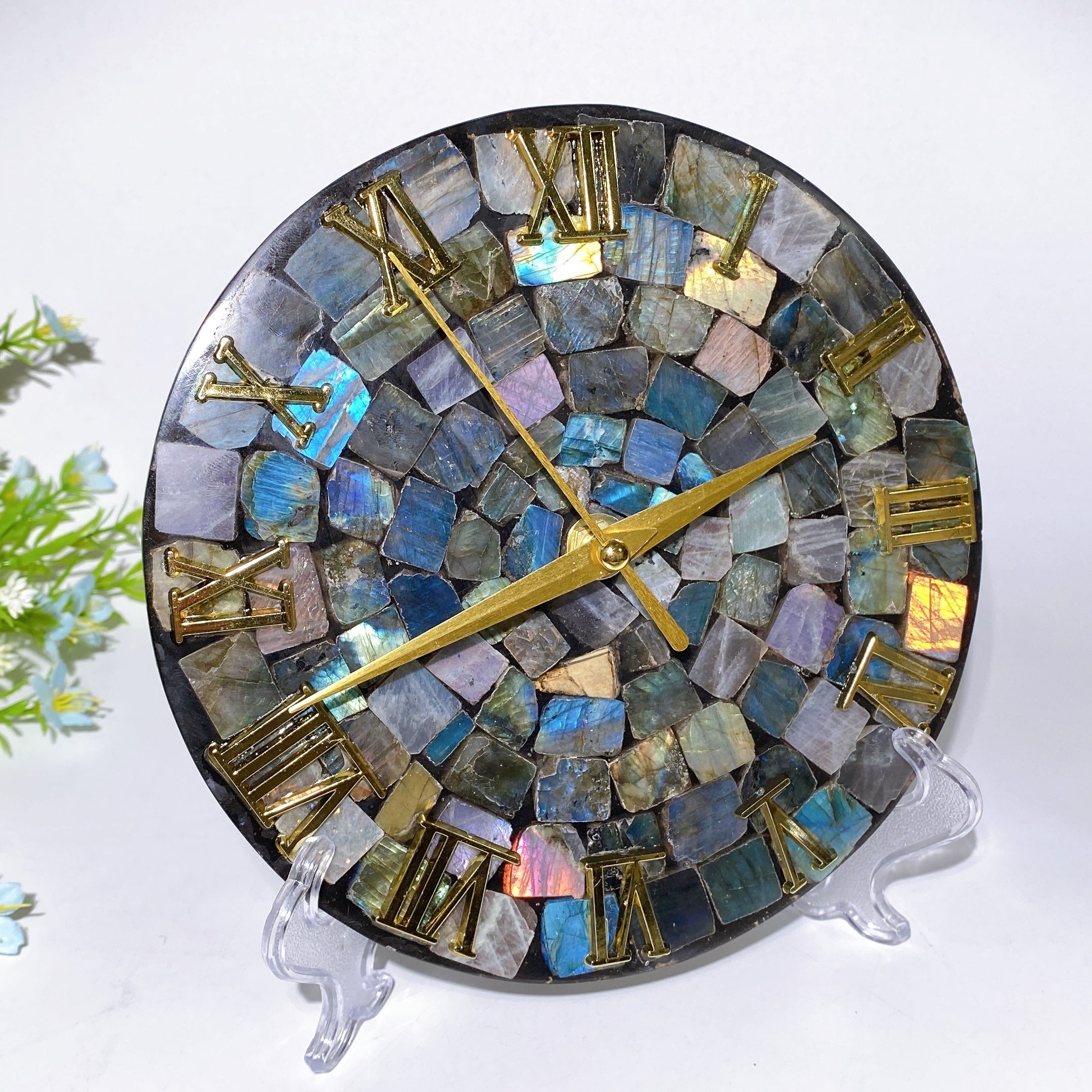 Labradorite Crystal Clock 11-18cm Free Form Healing Specimen
