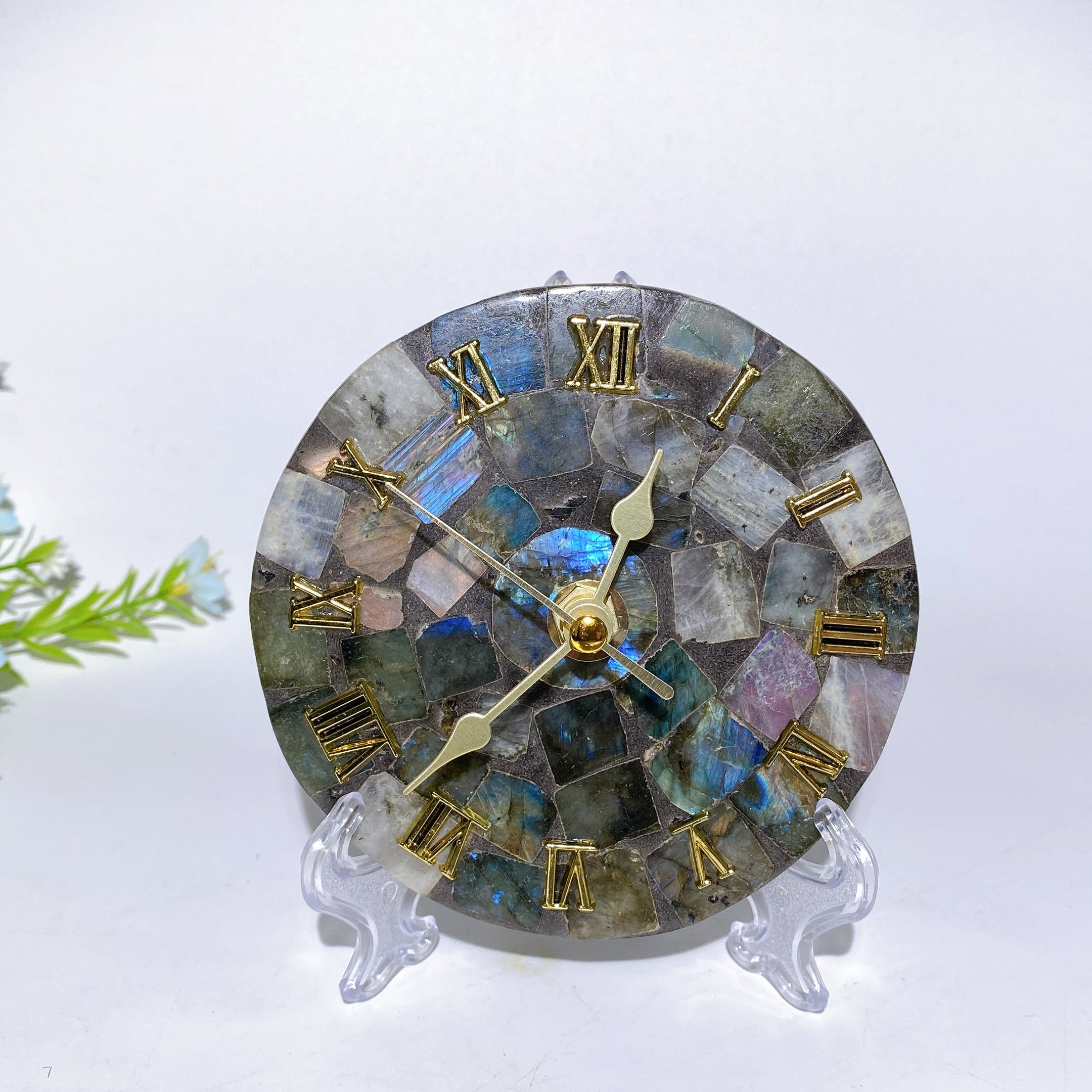 Labradorite Crystal Clock 11-18cm Free Form Healing Specimen