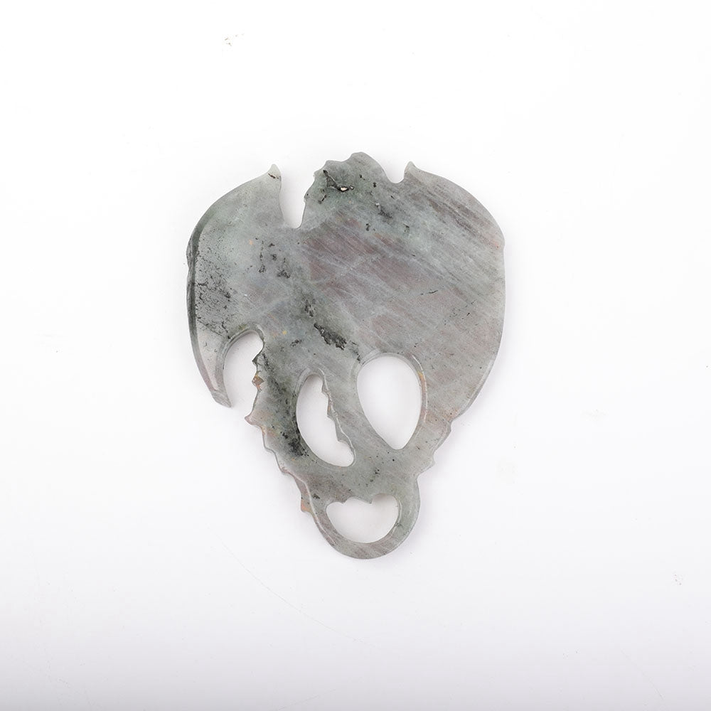 Labradorite Crystal Dragon Carving 3.6in Display Ornament