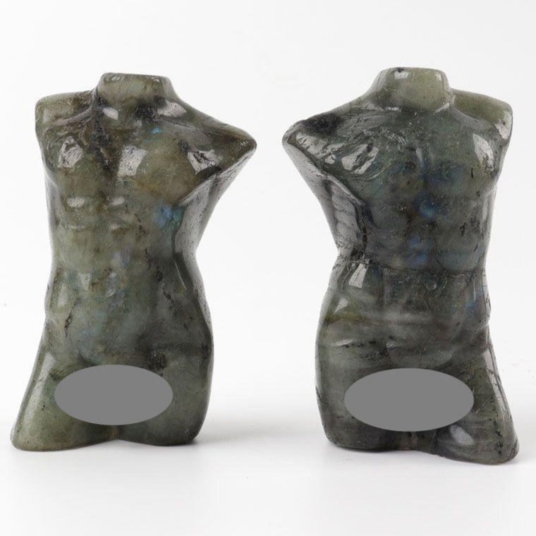 Labradorite Crystal Figurine Carving 3.4 inch Model