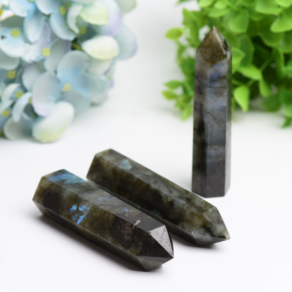 Labradorite Crystal Points 2.5-4.5 Inches Healing Stones