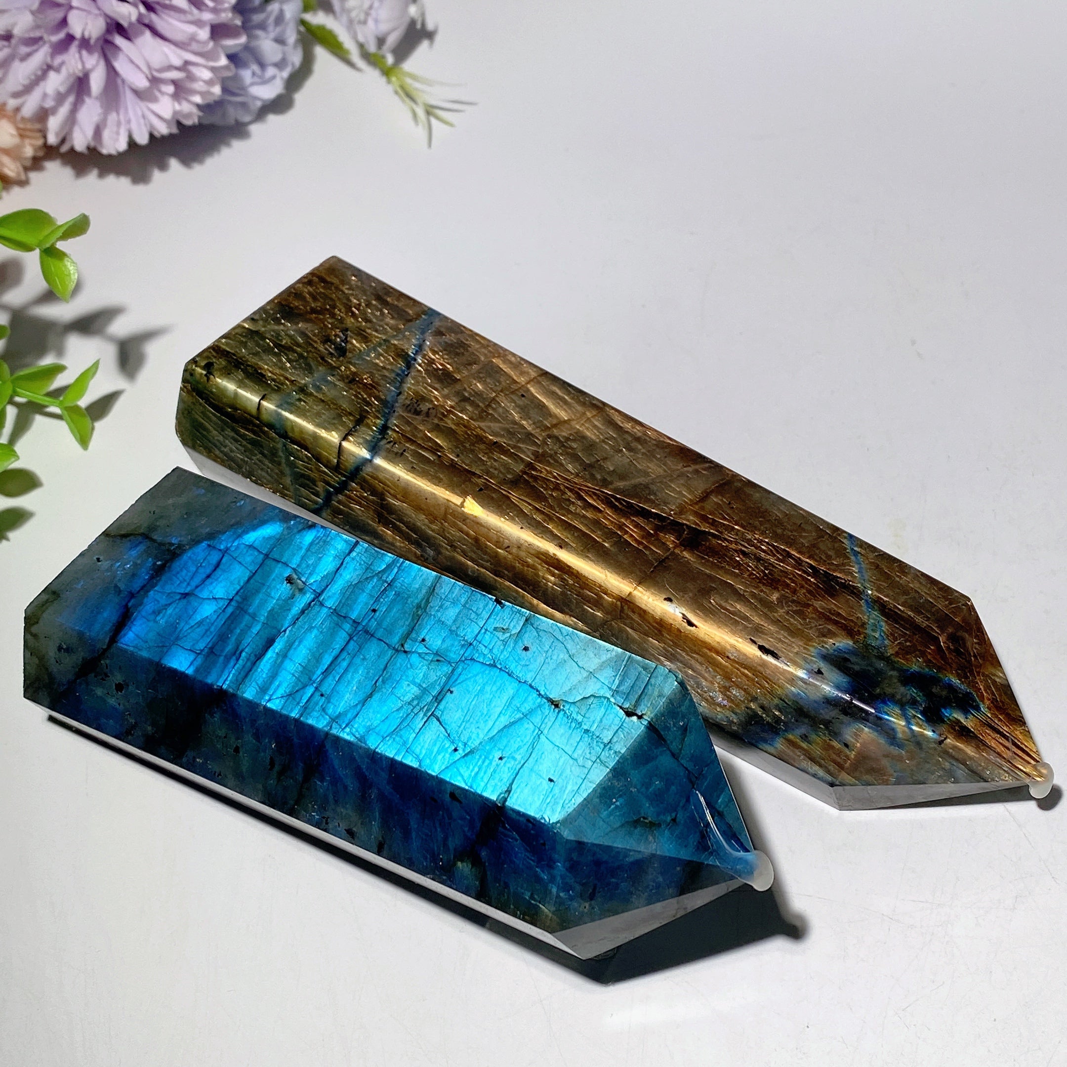 Labradorite Crystal Tower 12-30cm Healing Point