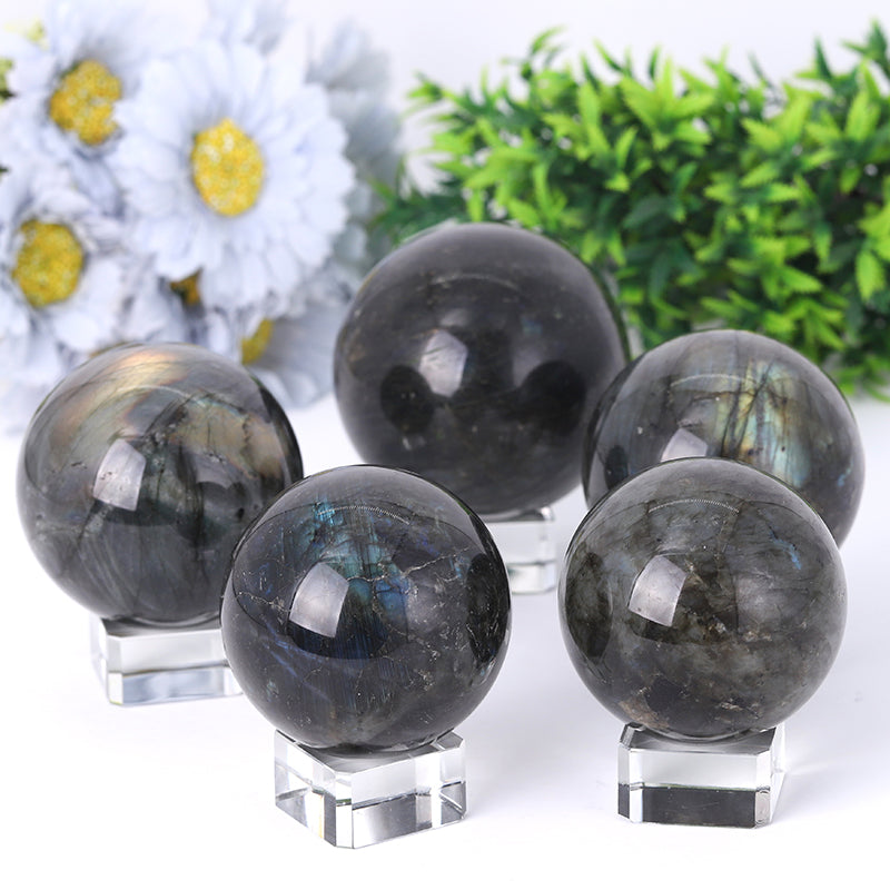 Labradorite Sphere 2-4 Inch Crystal Healing Orb