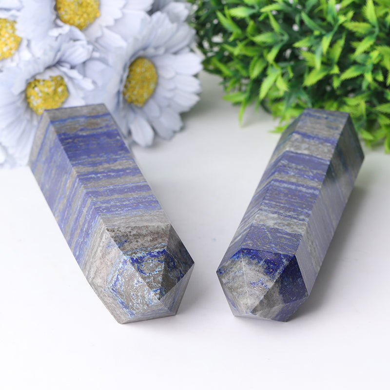 Lapis Lazuli Crystal Tower 5-9 Inch Healing Tower