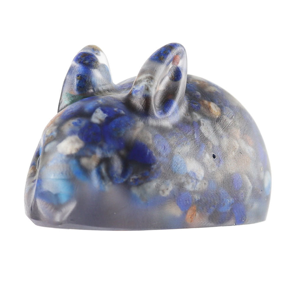 Lapis Lazuli Healing Crystal Rabbit Figurine Collectible