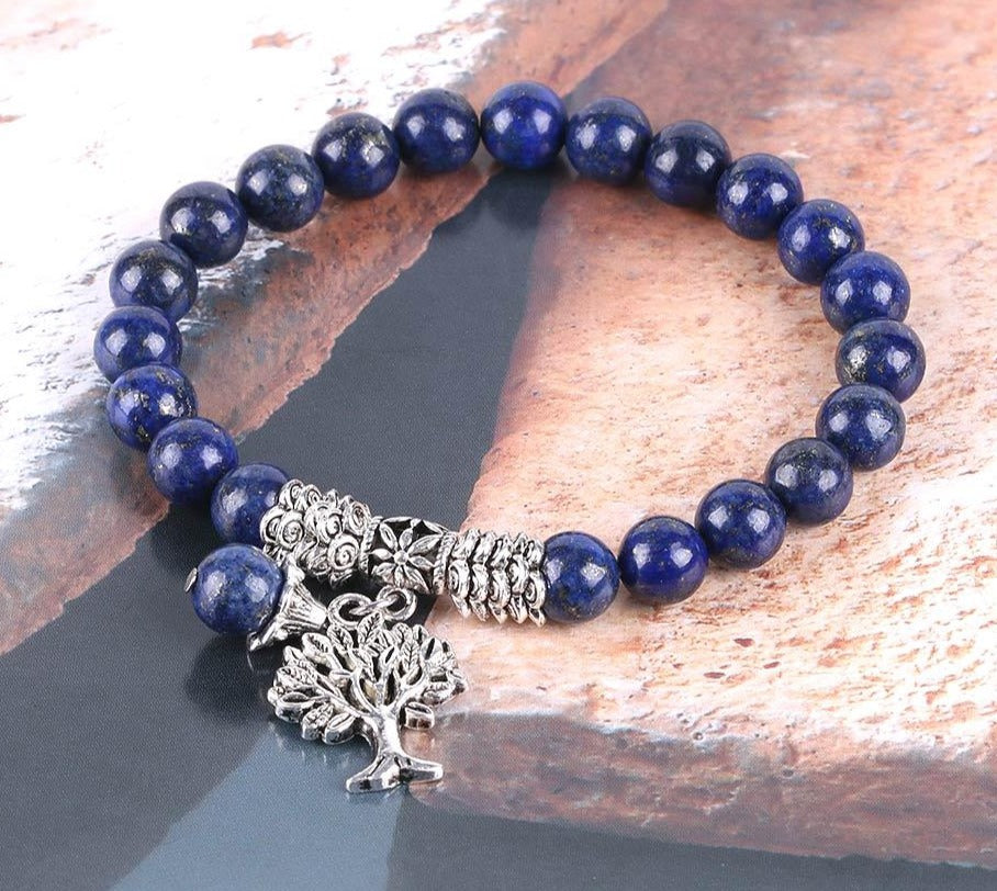 Lapis Lazuli Wisdom Stretch Bracelet