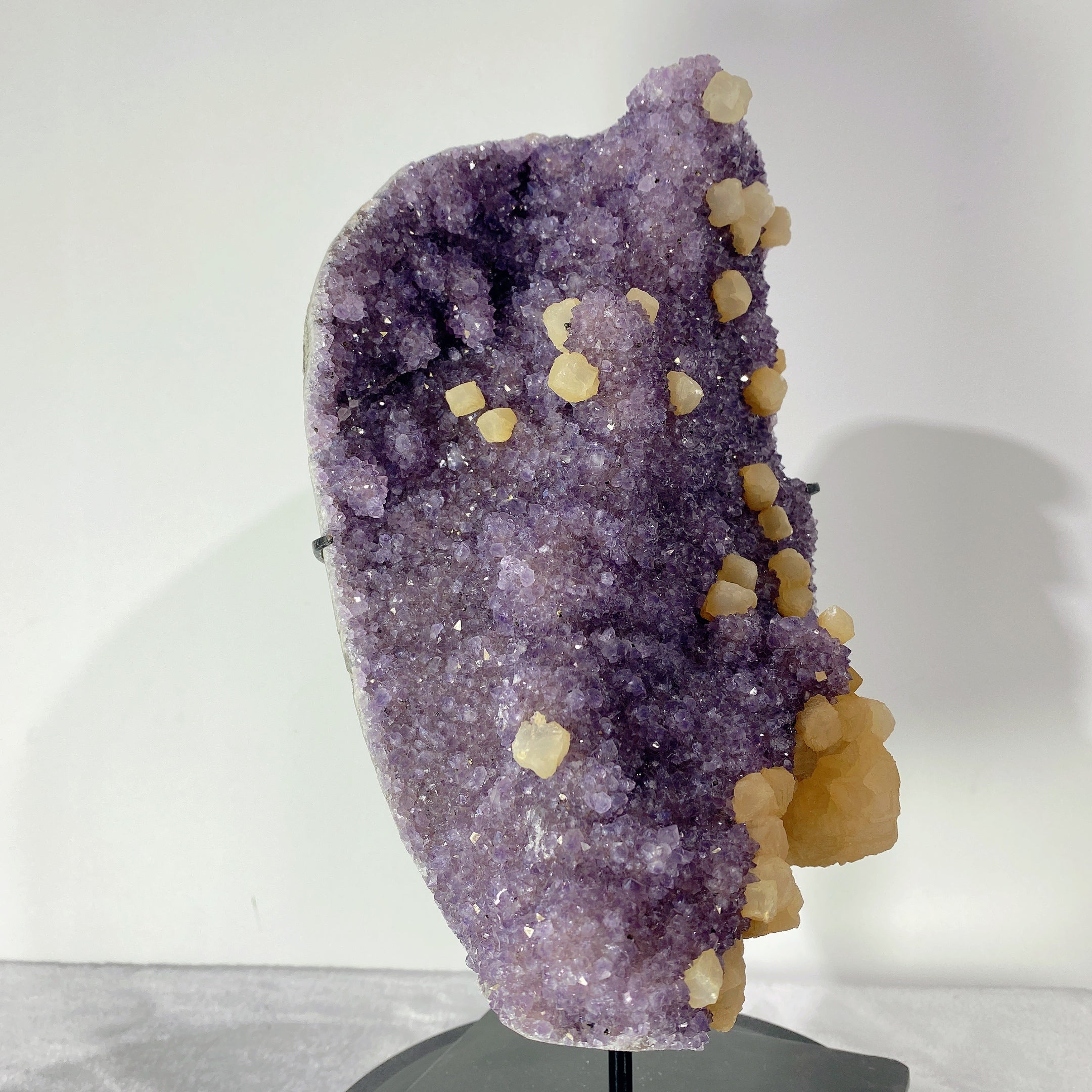 Large Amethyst & Calcite Crystal Specimen 18x16x34cm