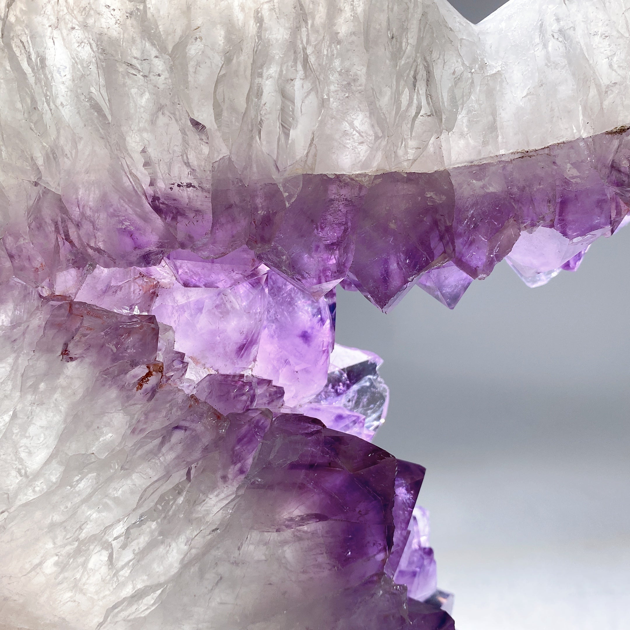 Large Amethyst Cluster Heart Specimen for Healing Display