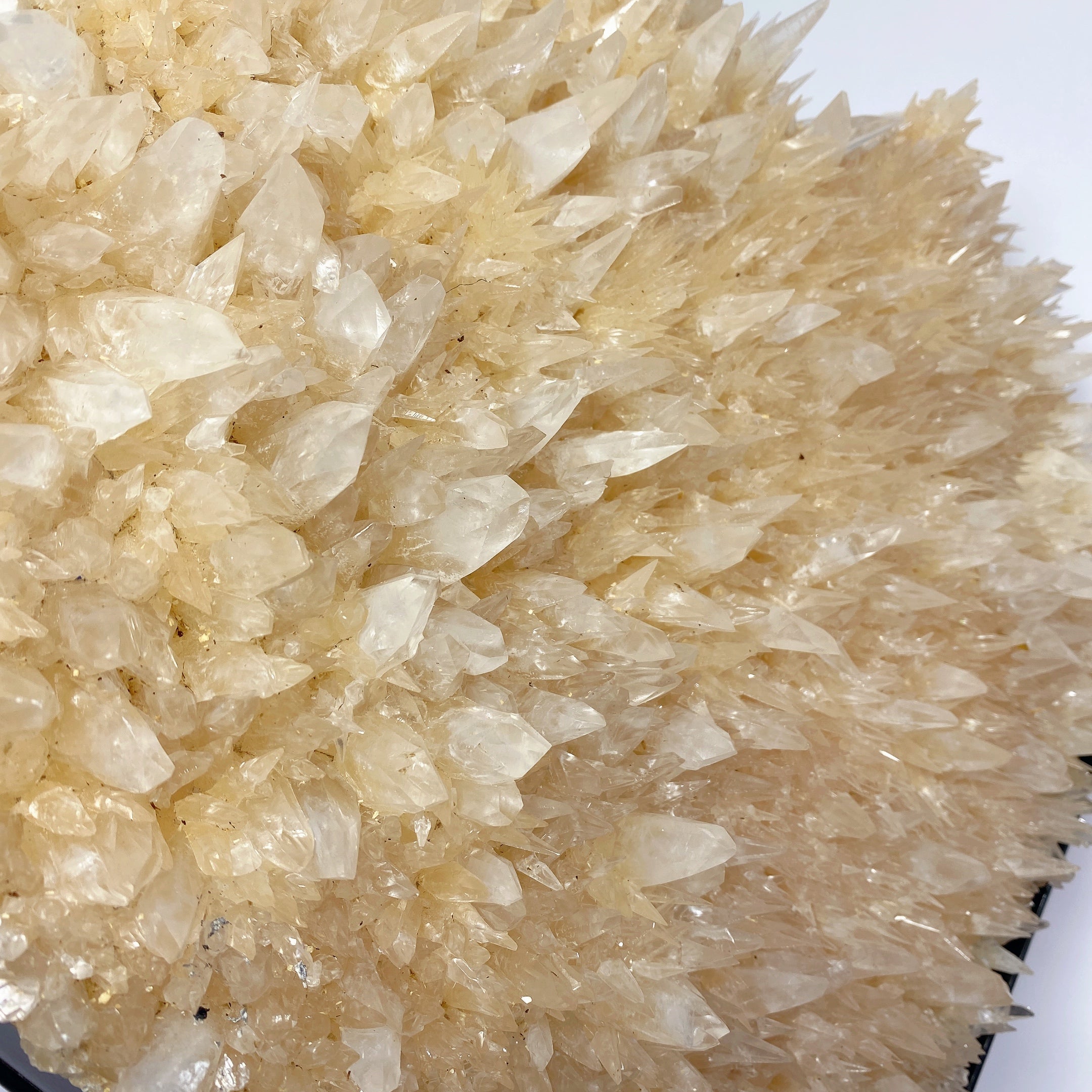 Large Calcite Heart Crystal with Stand 30cm Display