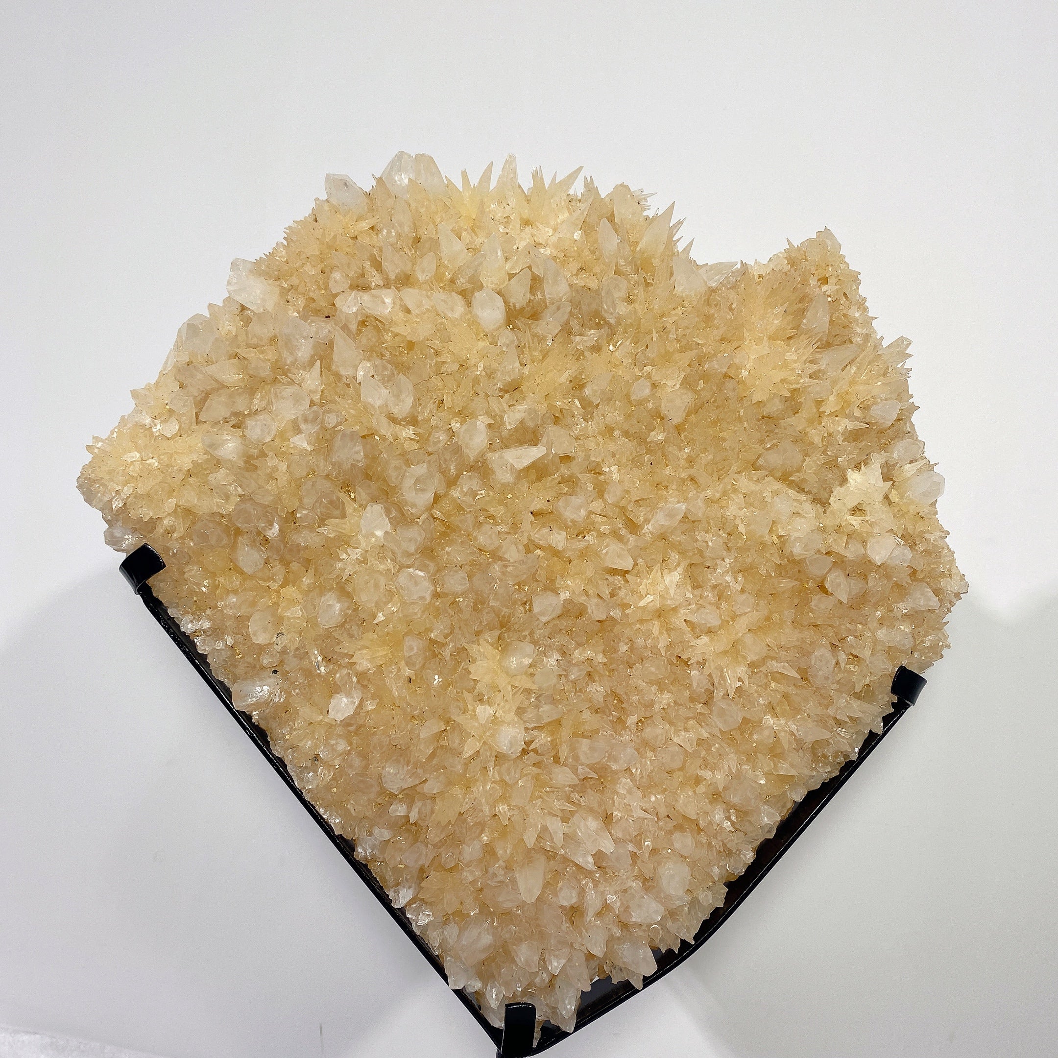 Large Calcite Heart Crystal with Stand 30cm Display