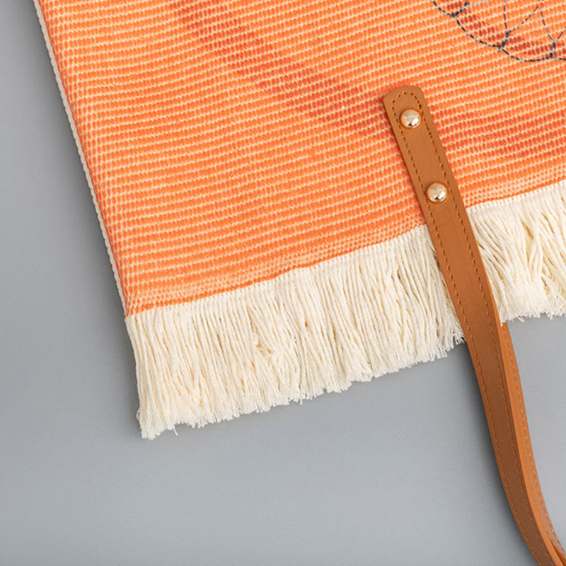 Large Capacity Dreamcatcher Mandala Canvas Tote Bag