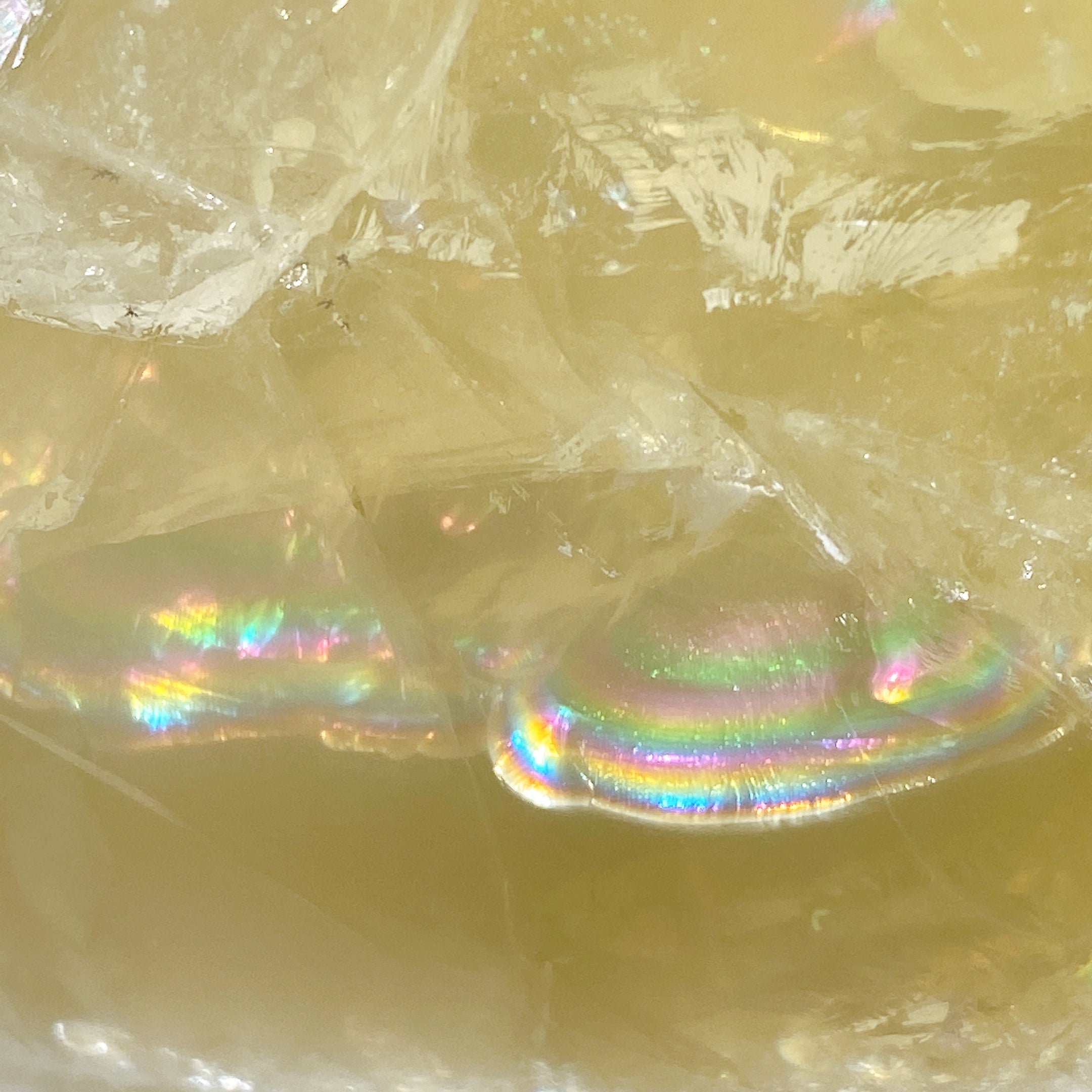 Large Citrine Crystal Sphere 20cm with Wooden Stand