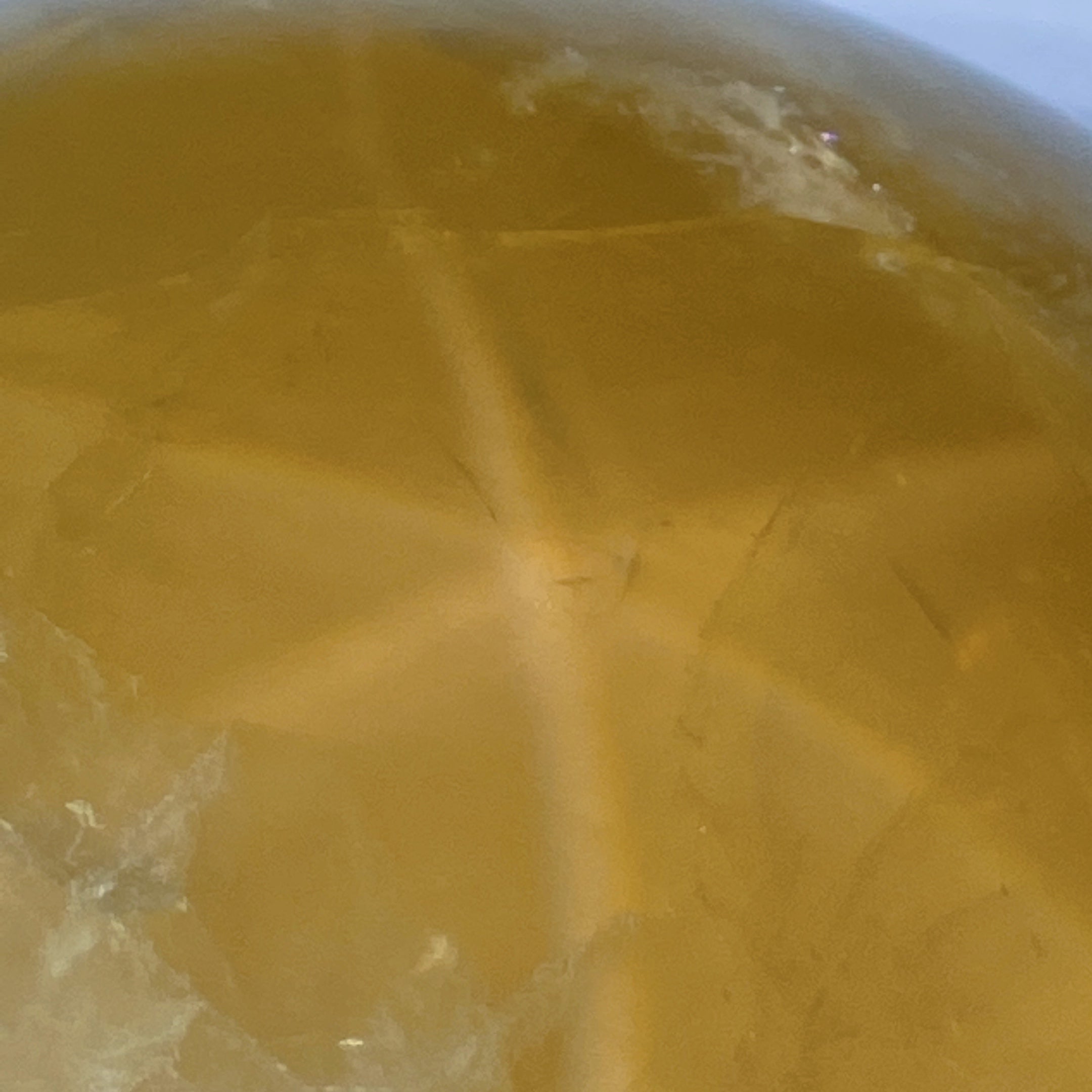 Large Citrine Crystal Sphere 20cm with Wooden Stand