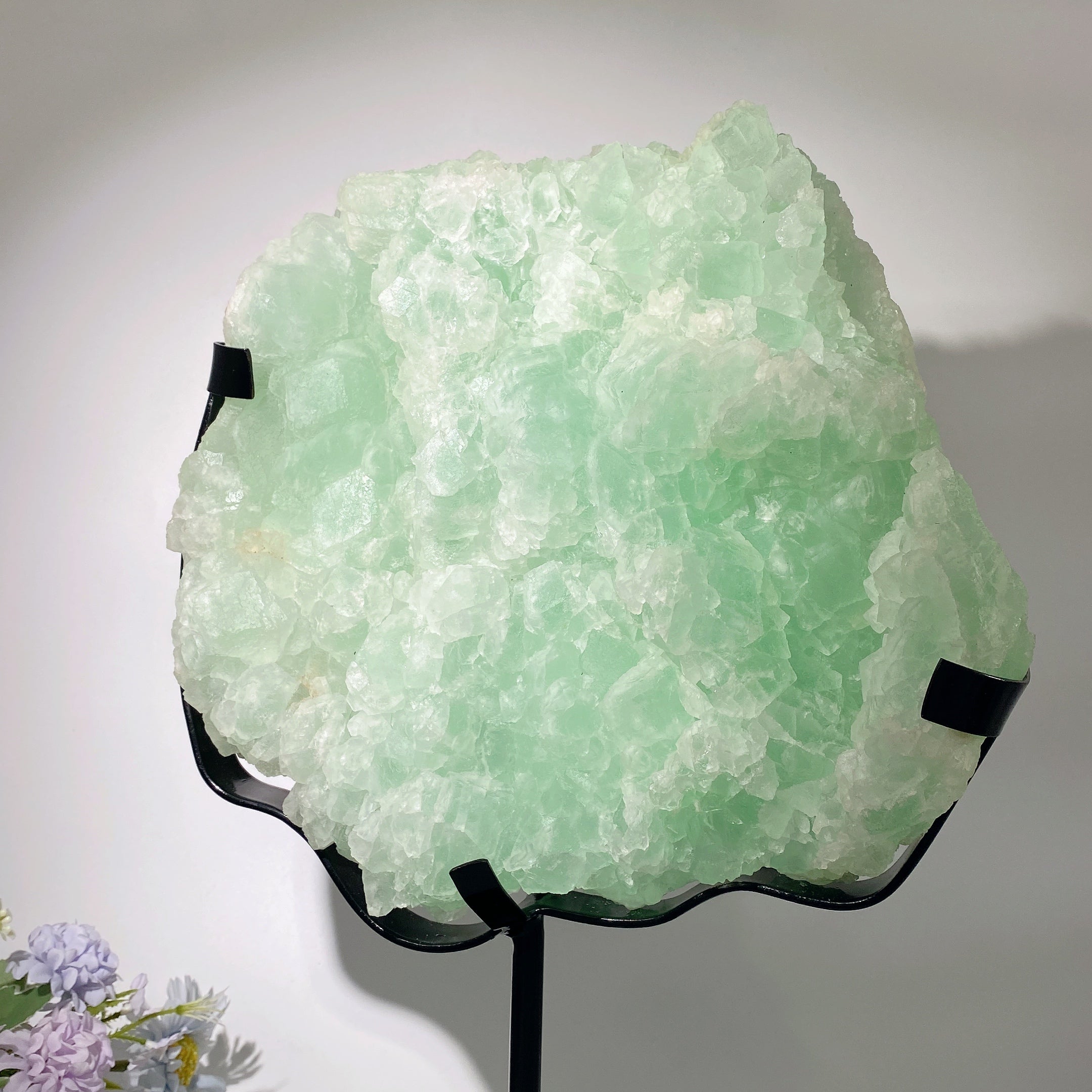 Large Green Fluorite Specimen 30cm Display Crystal