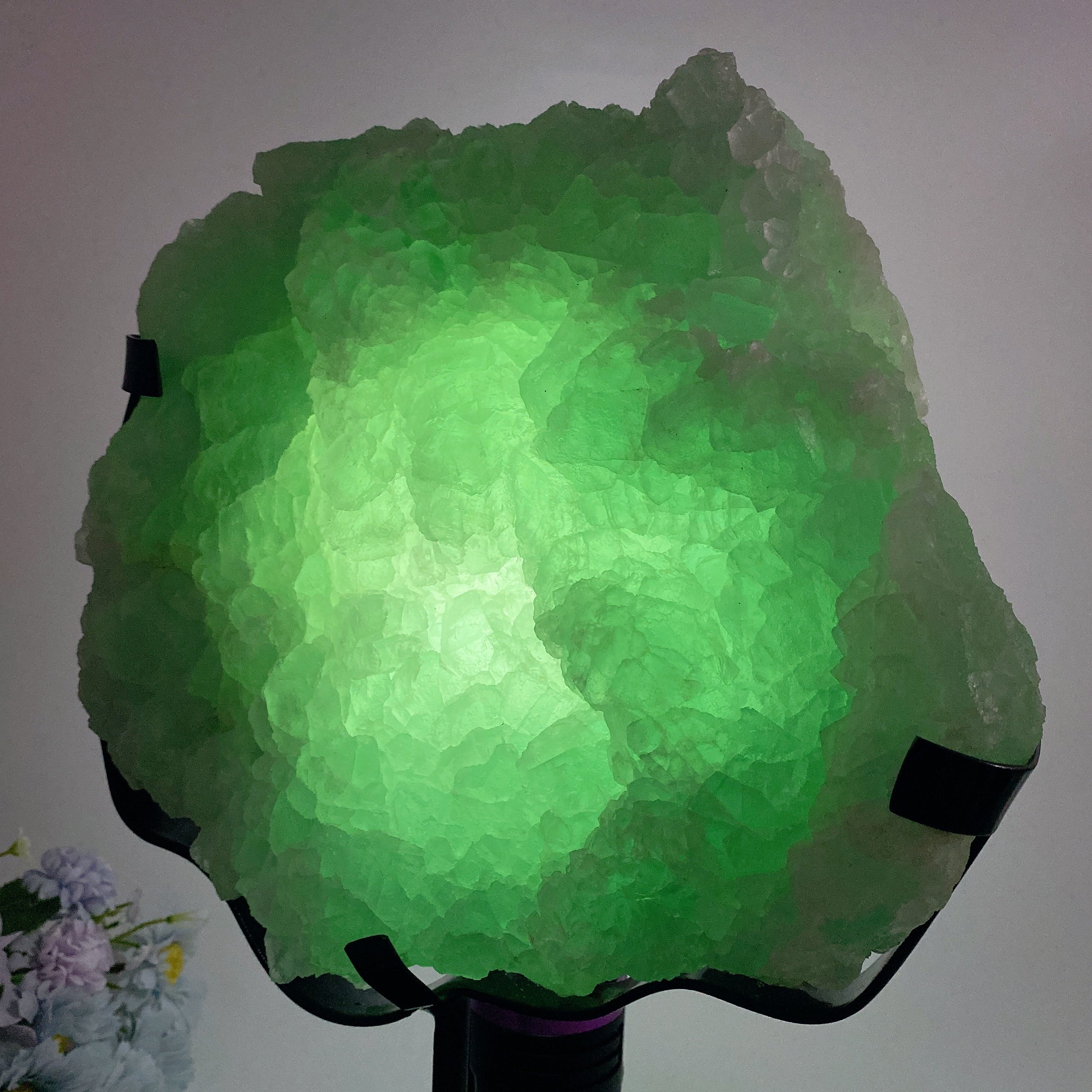 Large Green Fluorite Specimen 30cm Display Crystal