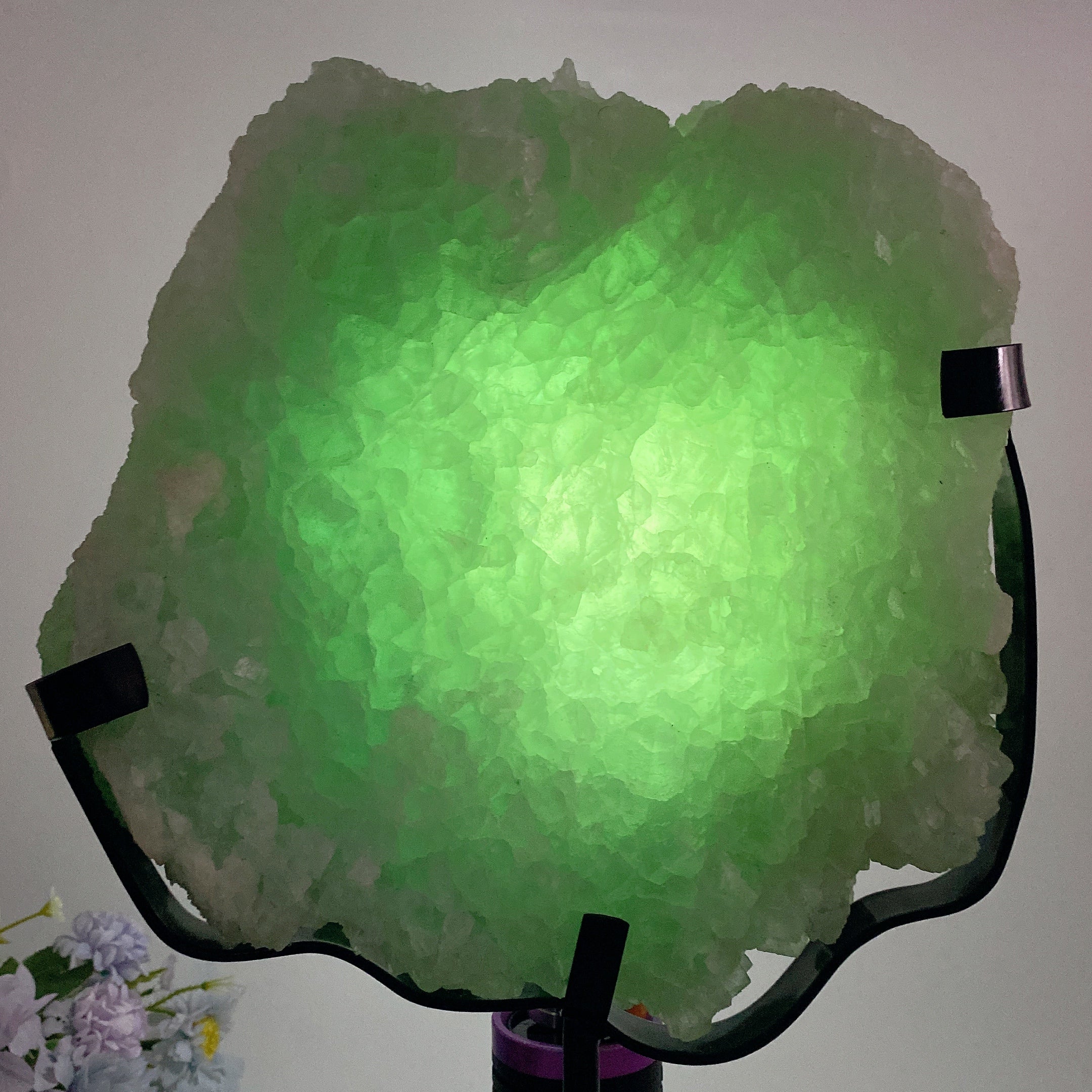 Large Green Fluorite Specimen 30cm Display Crystal