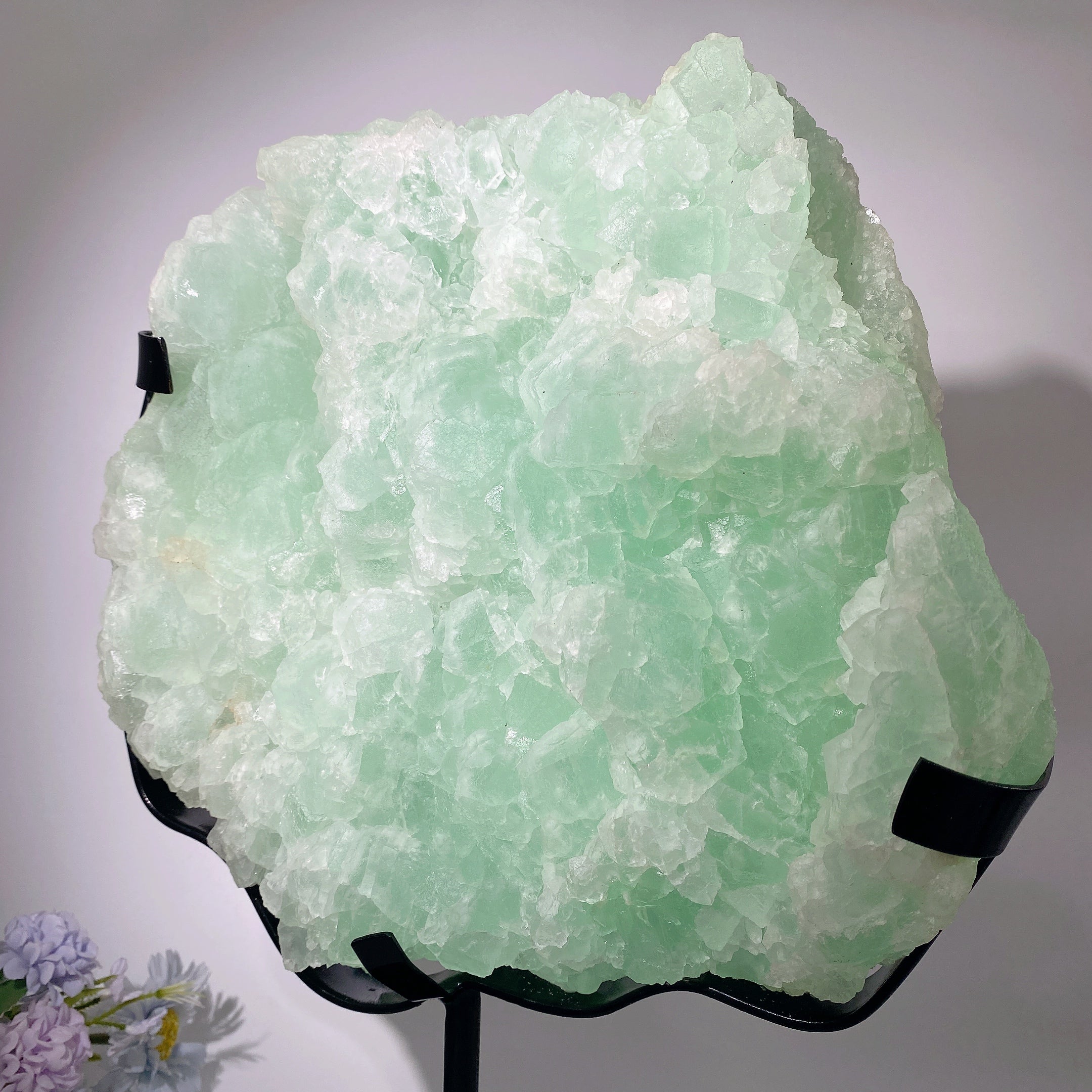 Large Green Fluorite Specimen 30cm Display Crystal