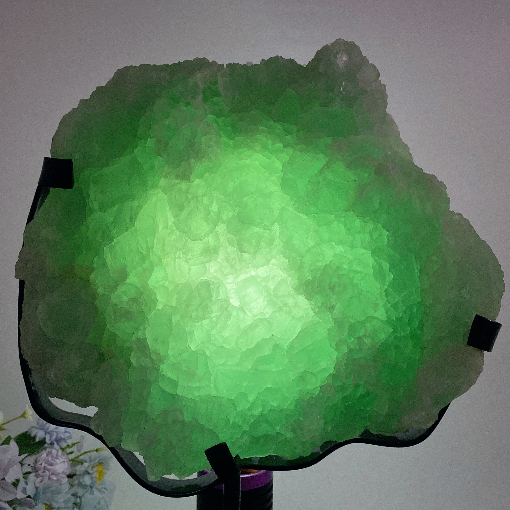 Large Green Fluorite Specimen 30cm Display Crystal