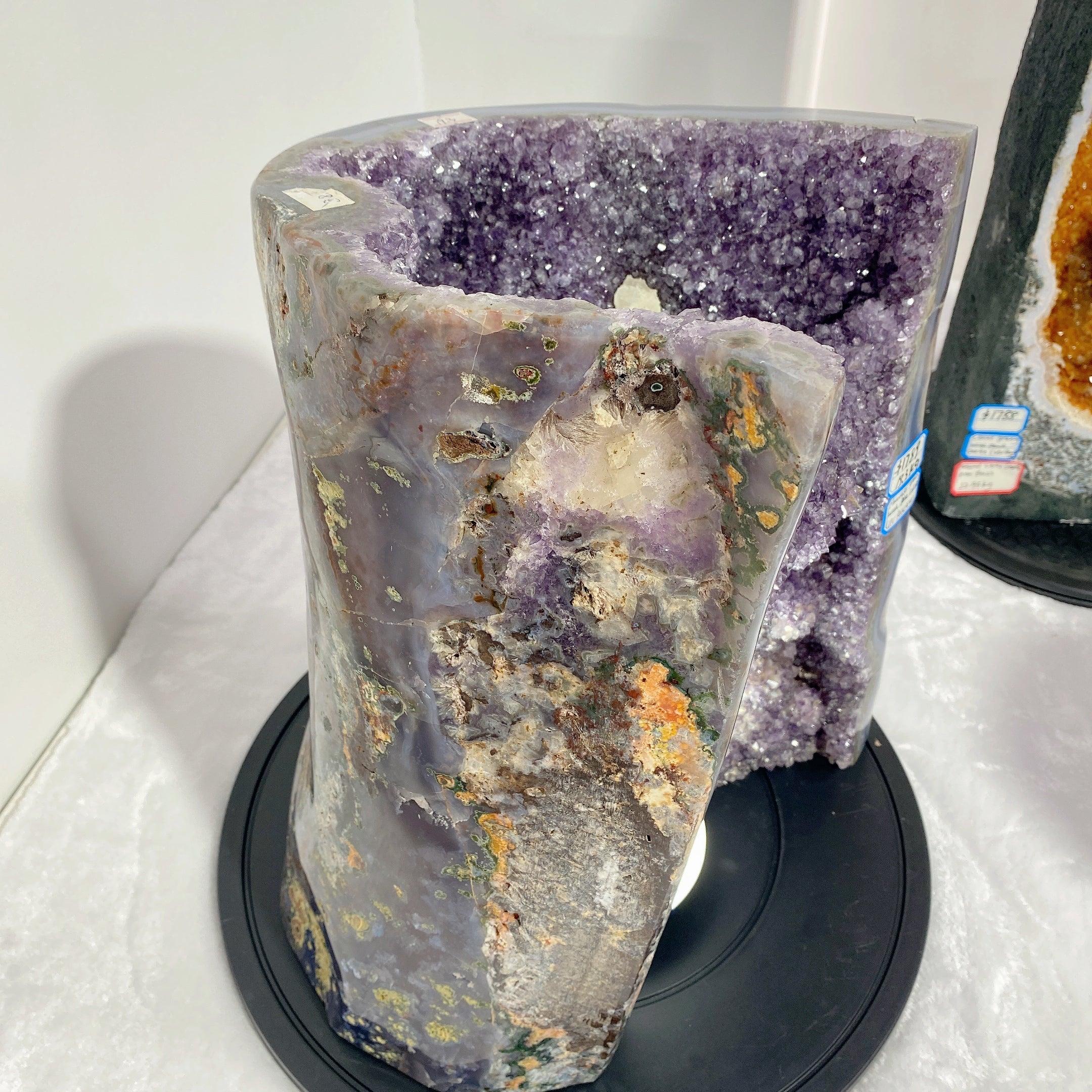 Large UV Reactive Amethyst Grow Crystal Specimen 32cm