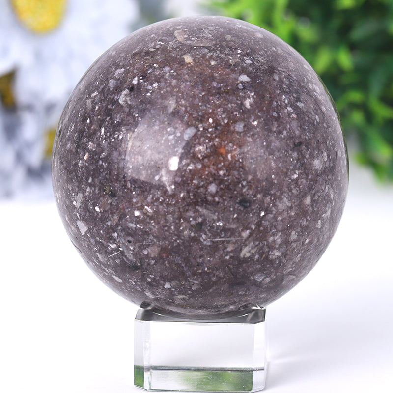 Lepidolite Sphere 2.5-4.5 Inch Healing Crystal Orb