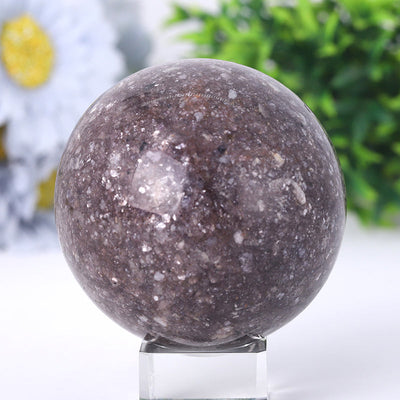 Lepidolite Sphere 2.5-4.5 Inch Healing Crystal Orb