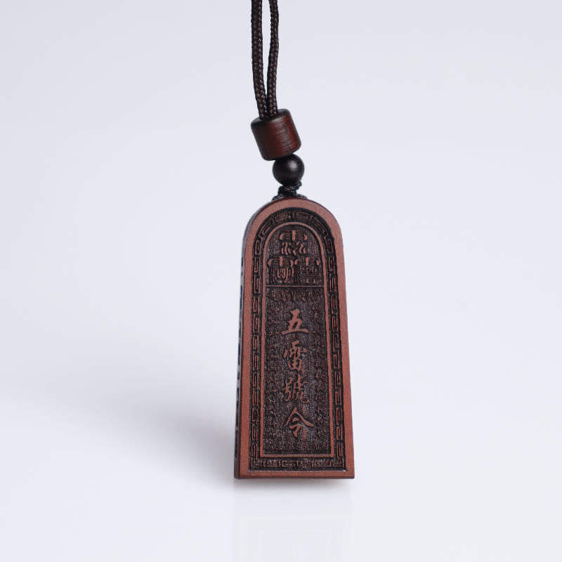 Lightning Struck Jujube Wood Spiritual Protection Necklace