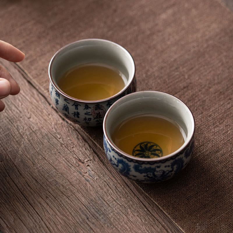 Lotus Ceramic Tea Cup 150ml for Traditional Tea Rituals