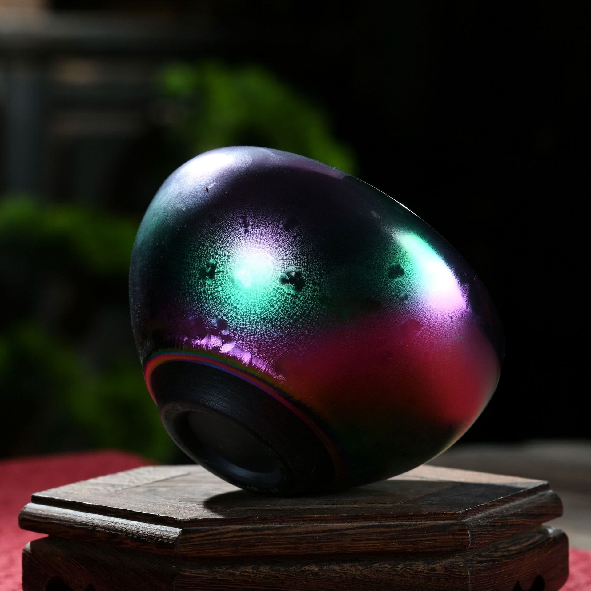 Lotus Dragon Kiln Change Ceramic Tea Cup 150ml Artisanal