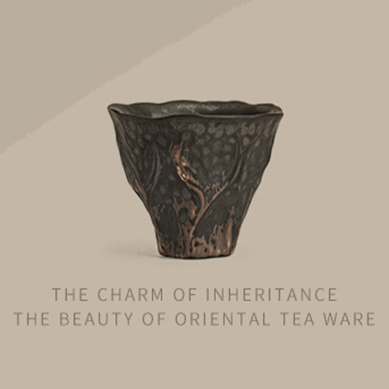 Lotus Flower Zen Ceramic Teacup 50ml | Chinese Ceramic Tea Set