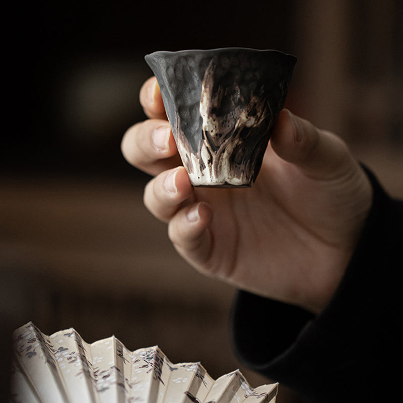 Lotus Flower Zen Ceramic Teacup 50ml | Chinese Ceramic Tea Set