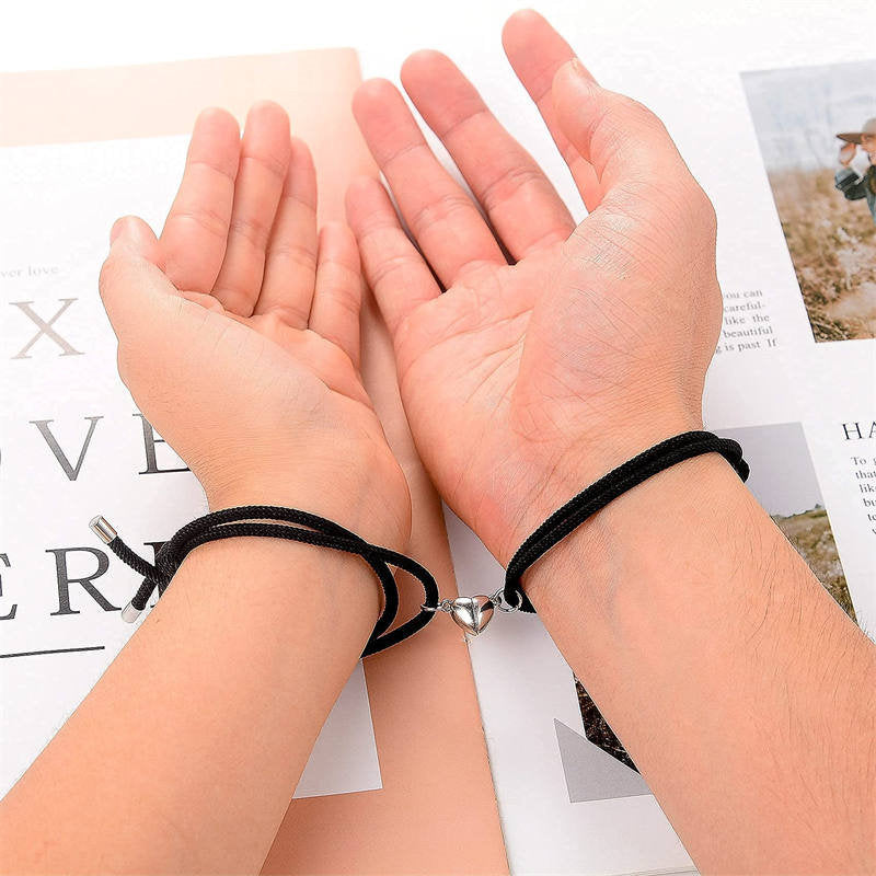 Magnetic Couple Red String Bracelets | Protection & Strength
