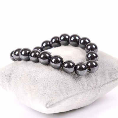 Magnetic Hematite Beads Bracelet for Personal Balance