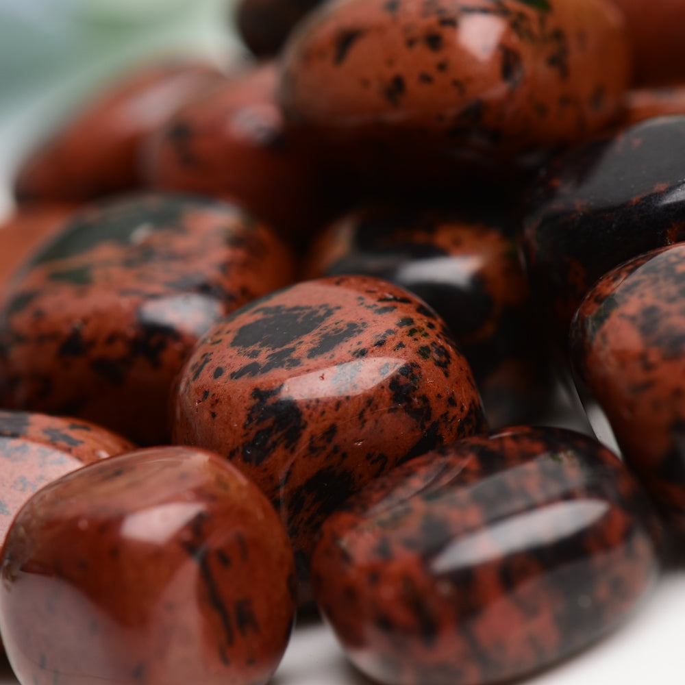 Mahogany Crystal Tumbled Stones 2cm for Healing