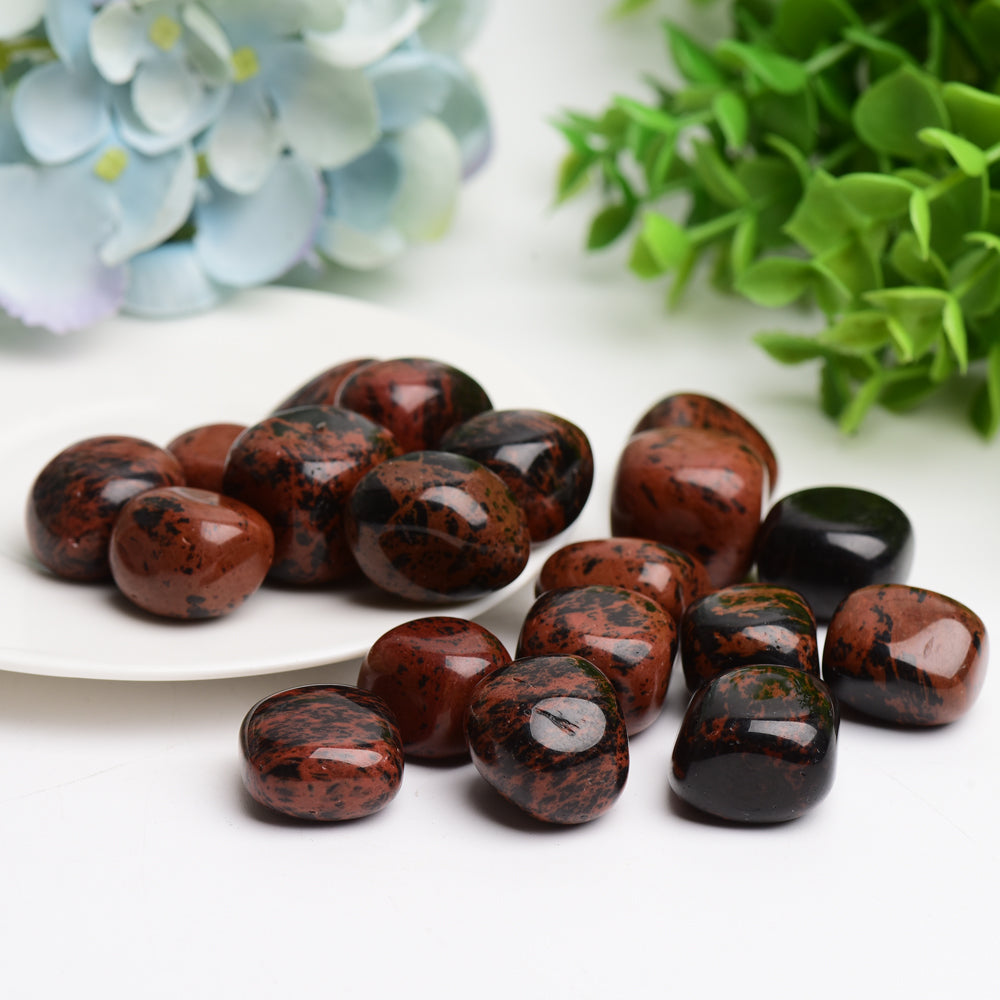 Mahogany Crystal Tumbled Stones 2cm for Healing