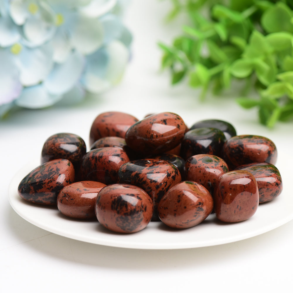 Mahogany Crystal Tumbled Stones 2cm for Healing