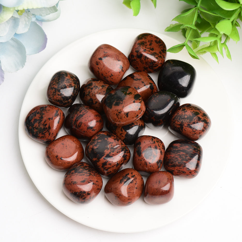 Mahogany Crystal Tumbled Stones 2cm for Healing