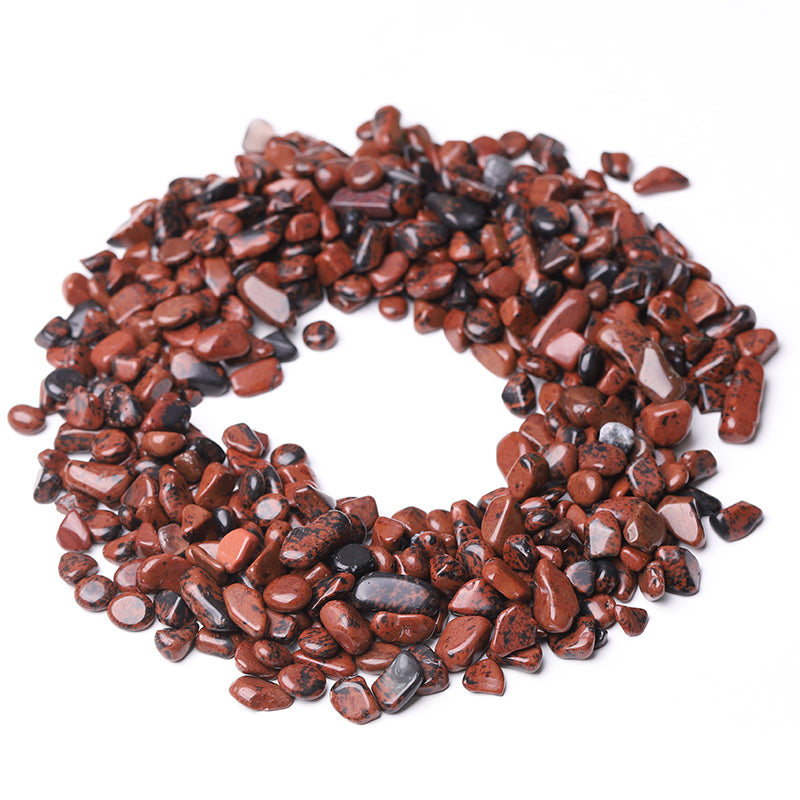 Mahogany Tumbled Crystal Chips 5-7mm Polished Stones