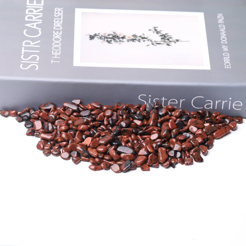 Mahogany Tumbled Crystal Chips 5-7mm Polished Stones