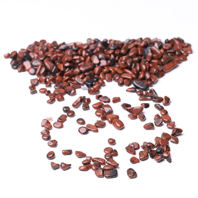 Mahogany Tumbled Crystal Chips 5-7mm Polished Stones